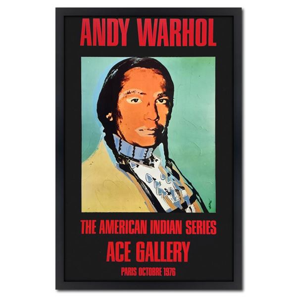 American Indian Series (Black) by Andy Warhol (1928-1987)