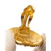 Image 5 : Chanel Gold Metal Round CC Logo Clip On Earrings