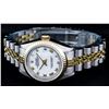 Image 2 : Rolex Ladies 2T Yellow Gold & Stainless Steel White Roman 26MM