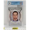 Image 1 : 2018-19 U.D Portraits #P-34 Auston Matthews Rookie Card : Toronto Maple Leafs (Certified GCG 9) (SEE