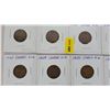 Image 2 : Canada One Cent (20): 1943; 1944; 1945; 1946; 1947; 1947ML; 1948; 1949; 1950; 1951; 1952; 1953; 1954