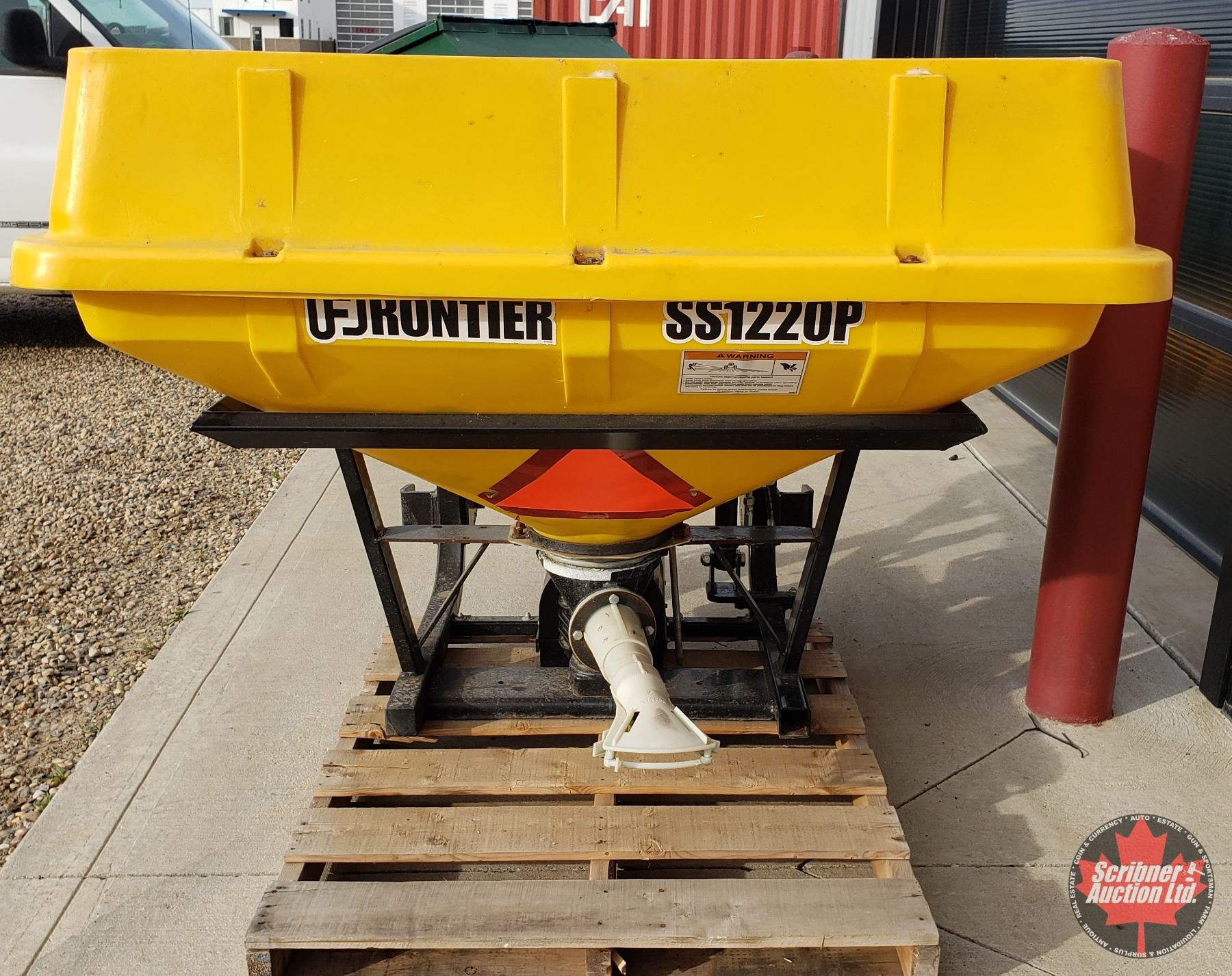 Broadcast Seeder Attachment with Large Plastic Hopper : Frontier Model ...