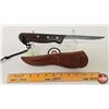 Image 2 : NEW Grohmann Fillet Knife w/Sheath "Stainless Pictou, NS Canada" w/Box