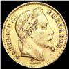 Image 1 : 1868 France .1867oz Gold 20 Francs CLOSELY UNCIRCU