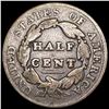 Image 2 : 1828 Classic Head Half Cent NICELY CIRCULATED