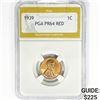 Image 1 : 1939 Wheat Cent PGA PR64 RED