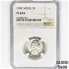 Image 1 : 1942 Jefferson Nickel NGC PF67+