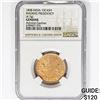 Image 1 : 1808 India Madras Presidency 10Cash NGC Genuine