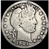 Image 1 : 1901-O Barber Quarter NICELY CIRCULATED
