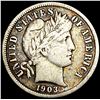 Image 1 : 1903-S Barber Dime NICELY CIRCULATED