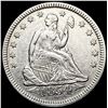 Image 1 : 1854 Arws Seated Liberty Quarter CLOSELY UNCIRCULA