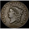 Image 1 : 1831 Coronet Head Large Cent ABOUT UNCIRCULATED