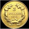 Image 2 : 1874 $3 Gold Piece HIGH GRADE