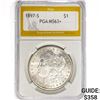 Image 1 : 1897-S Morgan Silver Dollar PGA MS63+