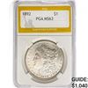 Image 1 : 1892 Morgan Silver Dollar PGA MS63