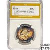 Image 1 : 1954 Franklin Half Dollar PGA PR69 Cameo