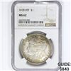Image 1 : 1878 8TF Morgan Silver Dollar NGC MS62