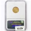 Image 2 : 1909 $2.50 Gold Quarter Eagle NGC MS61