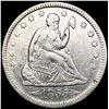 Image 1 : 1855 Arws Seated Liberty Quarter CLOSELY UNCIRCULA