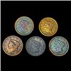 Image 1 : [5] US Large Cents [1837, 1842, 1843, 1846, 1847]