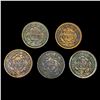 Image 2 : [5] US Large Cents [1837, 1842, 1843, 1846, 1847]