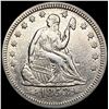 Image 1 : 1853 Arws & Rays Seated Liberty Quarter CLOSELY UN