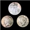 Image 1 : [3] Varied US Silver Dollars [1924, 1925-S, 2004]