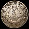 Image 2 : 1870 Two Cent Piece LIGHTLY CIRCULATED