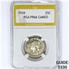 Image 1 : 1939 Washington Silver Quarter PGA PR66 CAMEO