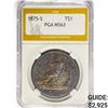 Image 1 : 1875-S Silver Trade Dollar PGA MS63