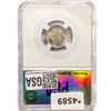 Image 2 : 1918-D Mercury Silver Dime PGA MS64+ FSB