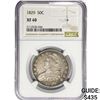 Image 1 : 1829 Capped Bust Half Dollar NGC XF40