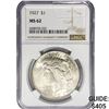 Image 1 : 1927 Silver Peace Dollar NGC MS62