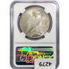 Image 2 : 1927 Silver Peace Dollar NGC MS62
