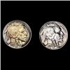 Image 1 : [2] Buffalo Nickels [1927, 1936] UNCIRCULATED