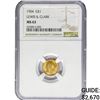 Image 1 : 1904 Lewis & Clark Rare Gold Dollar NGC MS63