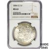 Image 1 : 1884-CC Morgan Silver Dollar NGC MS63