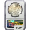 Image 2 : 1884-CC Morgan Silver Dollar NGC MS63