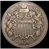 Image 1 : 1865 Two Cent Piece CLOSELY UNCIRCULATED