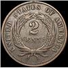 Image 2 : 1865 Two Cent Piece CLOSELY UNCIRCULATED