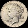 Image 1 : 1921 Silver Peace Dollar CLOSELY UNCIRCULATED