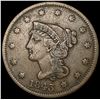 Image 1 : 1843 Braided Hair Large Cent NICELY CIRCULATED