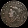 Image 1 : 1830 Coronet Head Large Cent LIGHTLY CIRCULATED