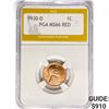 Image 1 : 1930-D Wheat Cent PGA MS66 RED