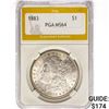 Image 1 : 1883 Morgan Silver Dollar PGA MS64