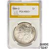 Image 1 : 1884-O Morgan Silver Dollar PGA MS63+
