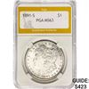 Image 1 : 1891-S Morgan Silver Dollar PGA MS63