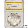 Image 1 : 1882-CC Morgan Silver Dollar PGA MS65