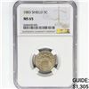Image 1 : 1883 Shield Nickel NGC MS65