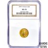 Image 1 : 2007 US 1/10oz Gold $5 Eagle NGC MS70